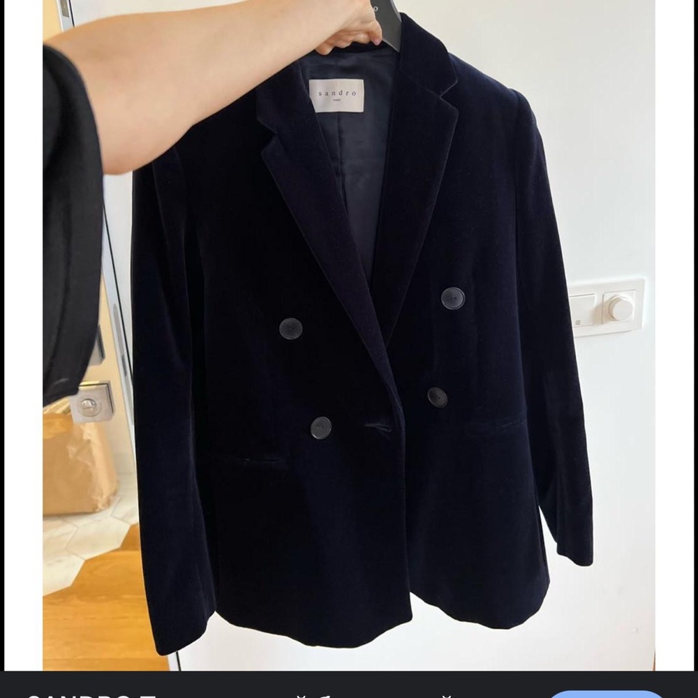 Sandro: velvet blazer